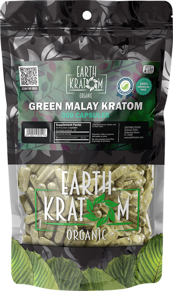 Green Malay By Earth Kratom