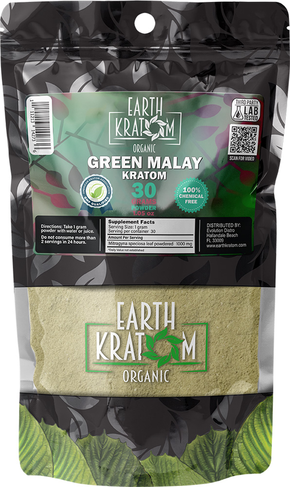 Green Malay By Earth Kratom