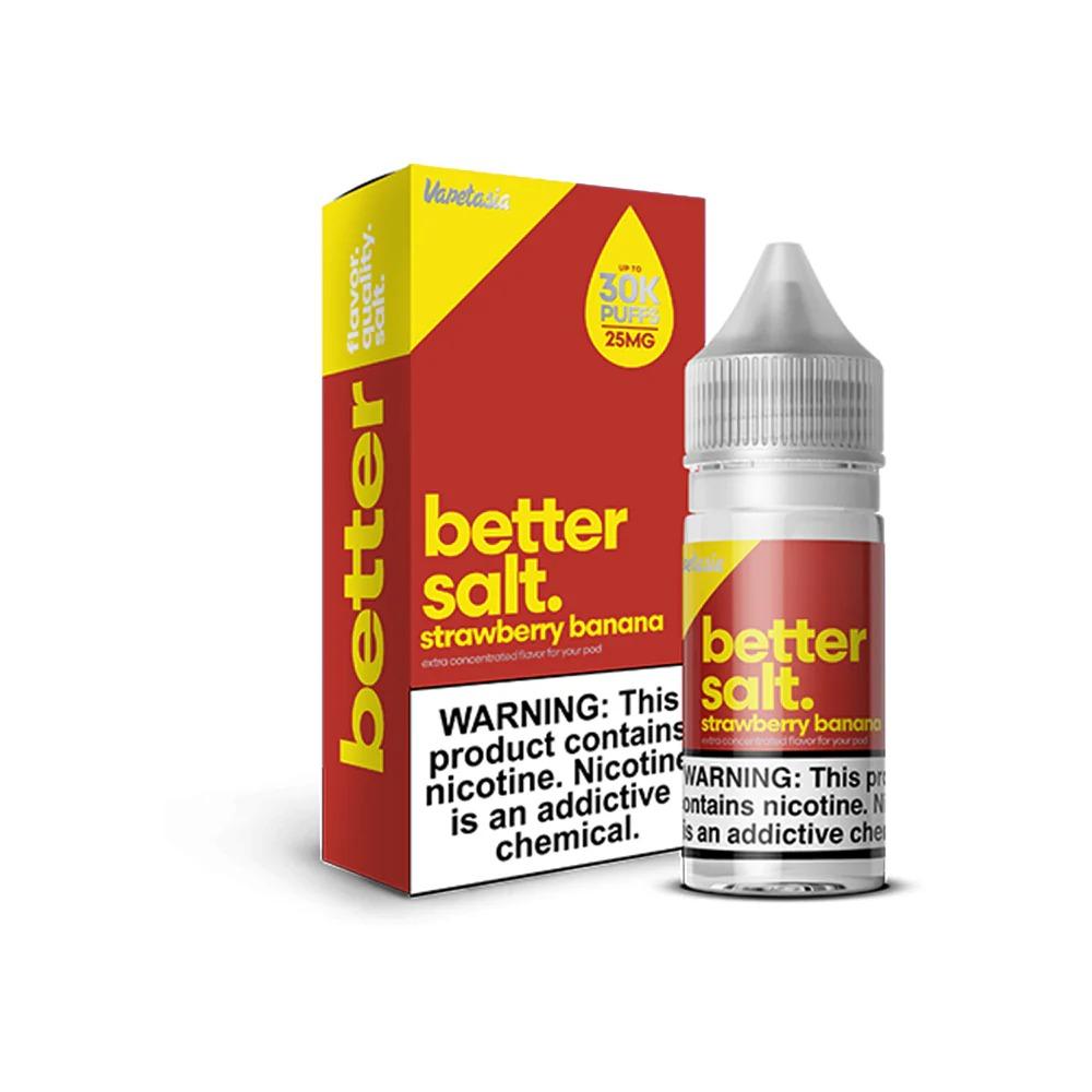 Strawberry Banana Bettersalt By Vapetasia
