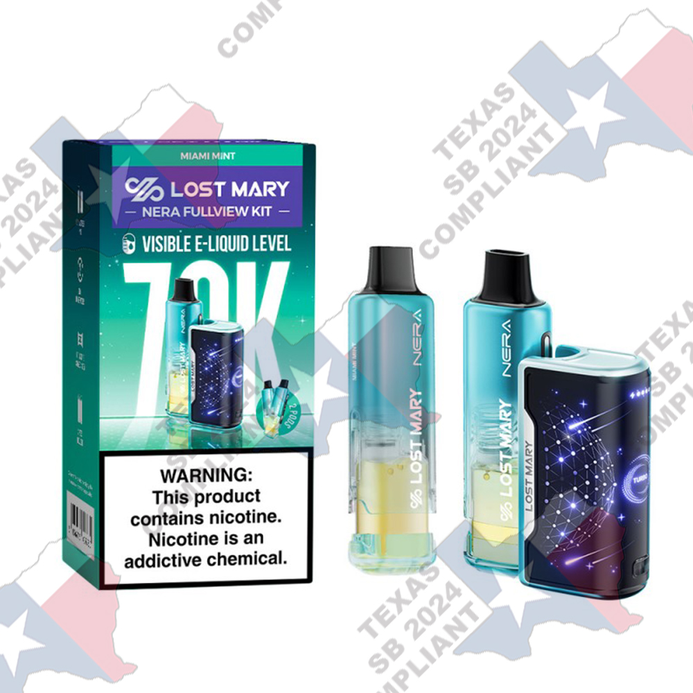 Lost Mary NERA Fullview Kit 70000 Puffs 5pk - SB2024 Compliant