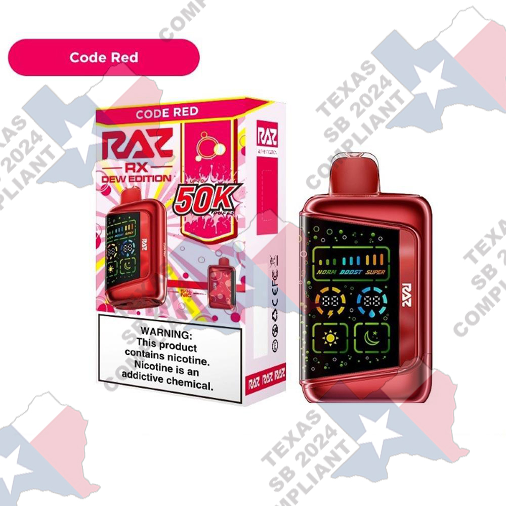 RAZ RX 50000 Puffs 5pk - SB2024 Compliant